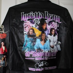 Loretta Lynn Jacket, Black, Large, New, Never worn